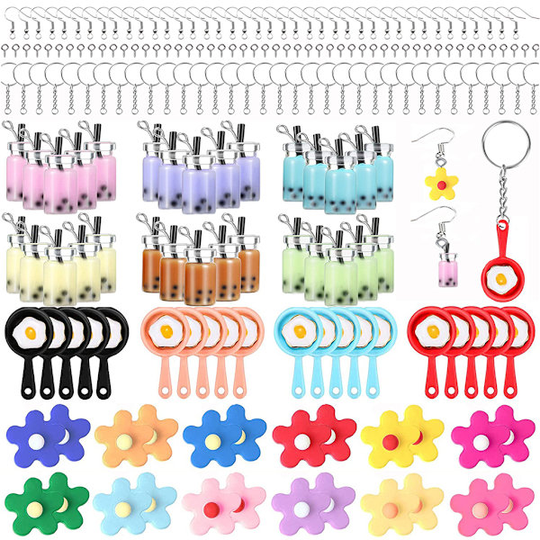 Armbånd Smykkefremstilling DIY Håndværksforsyning Blandet Størrelse Mælke Te Æg Blomster Vedhæng Smykkefremstilling Dekor