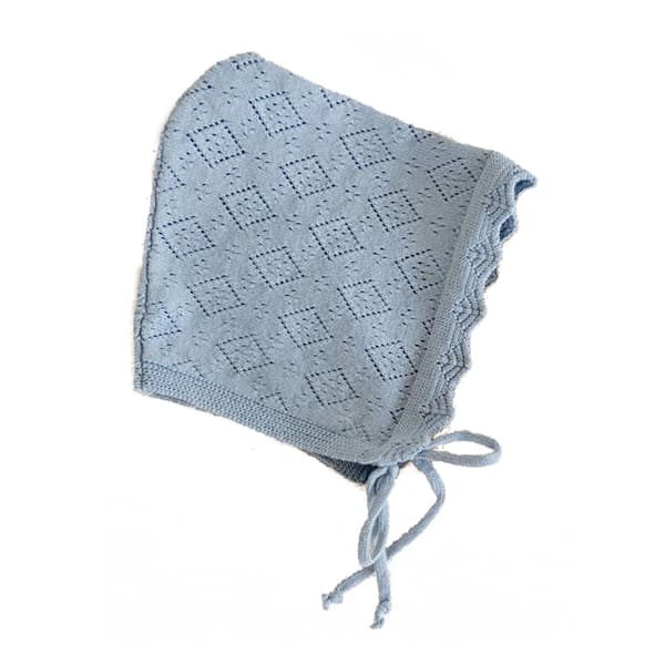 Spædbarn Baby Blonde Hat Bomuldshat Forår Efterår Søde Piger Blue M