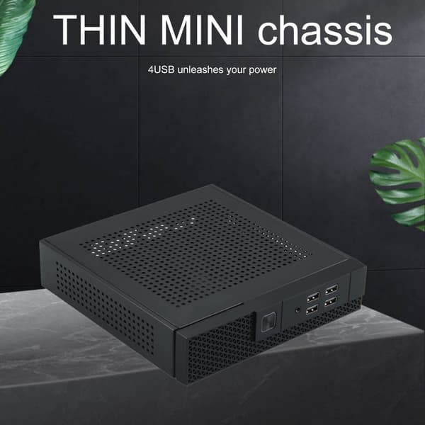 TX07 Mini ITX PC Kabinet Tower HTPC Lille Chassis Gaming Computer Kabinet Server