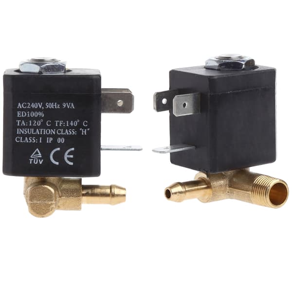 Kanyl N/C AC 230V G1/8\" Mässing Ångluftgenerator Vattenmagnetventil för Ventil Cof
