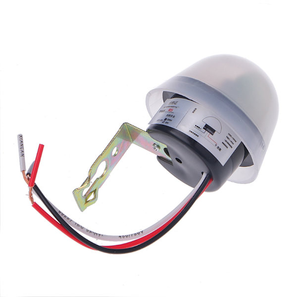 Automatisk Auto Tænd Sluk Fotocelle Gadebelysningskontakt til DC AC 220V 10A Sensor Sw