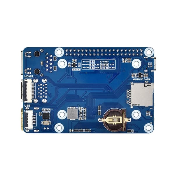 Compute Module 5 Expansionskort med standardanslutningar och GPIO-åtkomst