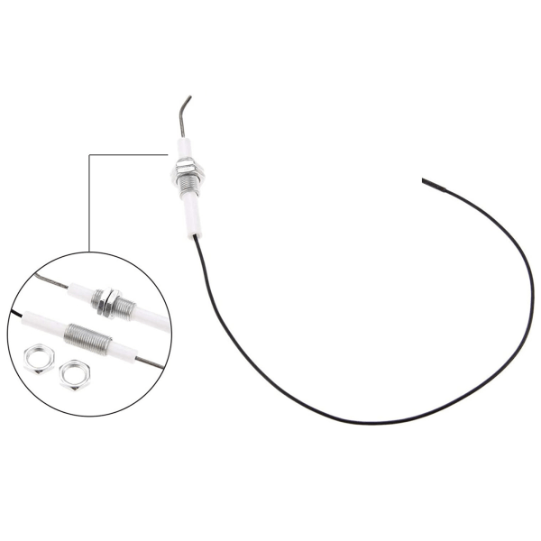 Gnisttändning med gängad keramisk elektrod Tändplugg Tråd 30 cm Passar för gasspis Ugnsvärmare Köksbrännare