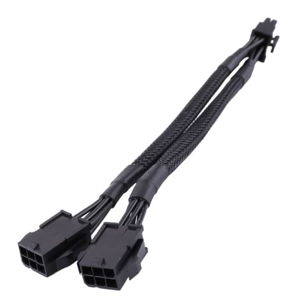 6-bens til 8-bens konverterkabel Fleksibelt og holdbart 18AWG PCIe PCI-E stik
