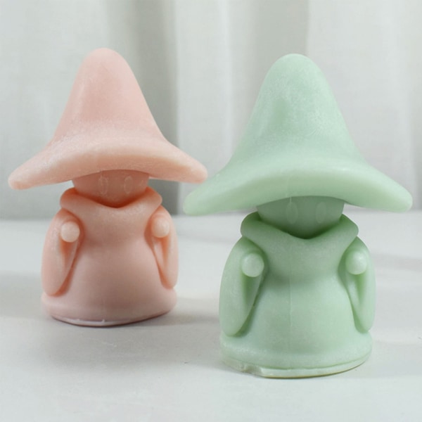 Mushroom Spectre Form Söt figur Aromaterapi Form DIY Form Doftljus Molds