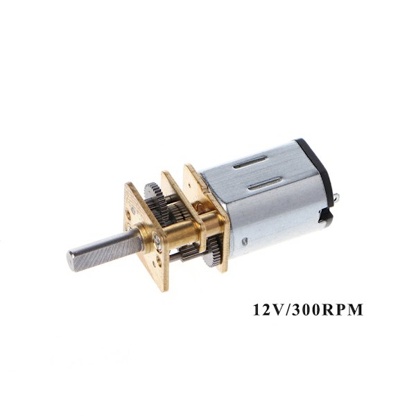 DC 6/12V 100/300RPM Mikronoopeuden Alennusvaihdemoottori metallisella vaihdelaatikolla ja pyörällä