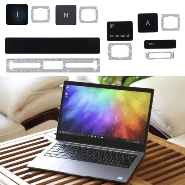 Ersättande individuella cap gångjärn för Macbook Pro Retina 13" 15" A1706 A1989 A1707 A1990 A1708 tangentbord Space bar
