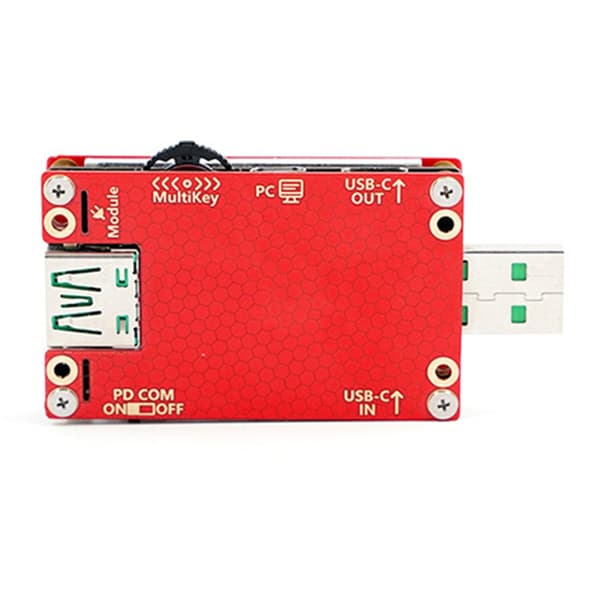 KT002 Bærbar USB3.0 Hurtigladingstester Digital Voltmeter Amperemeter Strøm