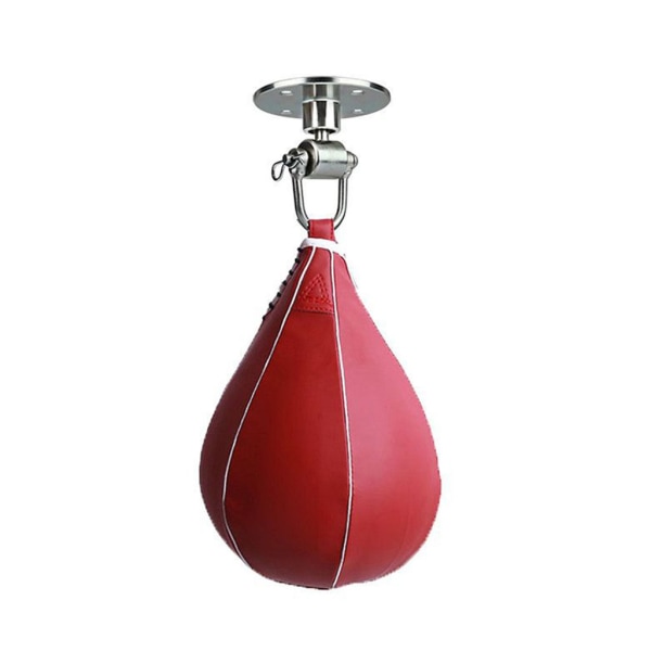 Sandsäckar Swivel Pear Speed Punching Ball Base Hook Mount Kit Boxsäck Speedbag Boxning Muay Thai Punch Boxe MMA Fitness Black Red