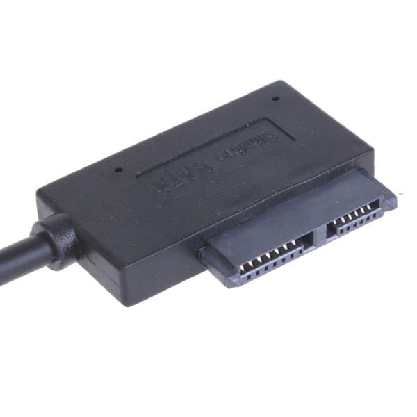 USB2.0 til 7+6 13-pin Slimlines SATA-kabel til bærbare computere, lille størrelse
