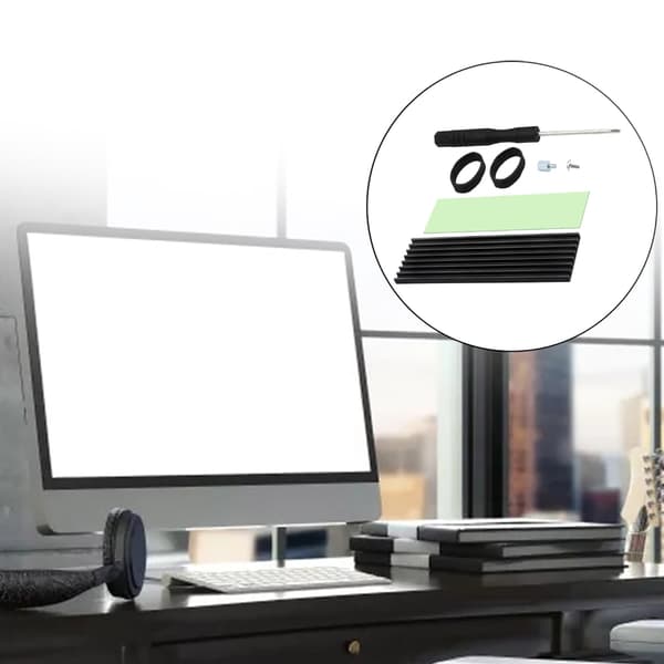 Aluminium Køleplade Køleløsning til NVME SSD Køleplade