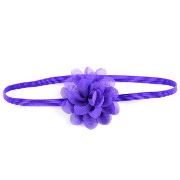 Elastisk Hårbånd med Solsikker, Bohemsk Motehodeplagg Chiffon Hodebånd