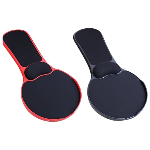 Ergonomisk Stol Arm Musematte Med 180° Rotasjon Håndleddsstøtte Sklisikker Design Red