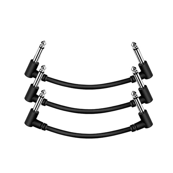 3 stk. guitarpedal-patchkabler effektpedal-boardkabel holdbar forbindelse