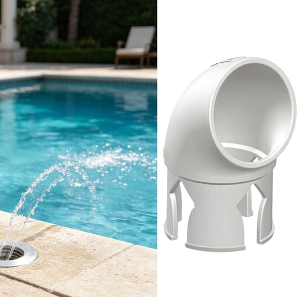 38 mm drejelig swimmingpool dyseindløbsfitting til udskiftning af pools