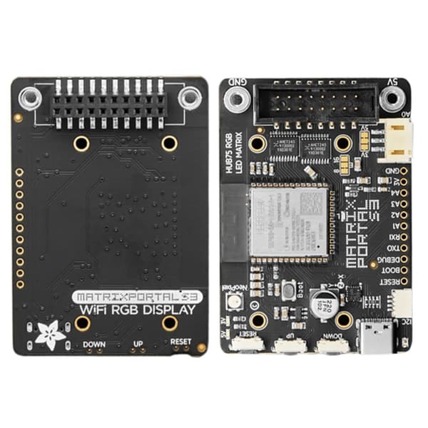 Internetdisplay med ESP32S3 LED-matriser, kompatibel med CircuitPython