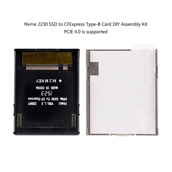 CFExpress Typ-B till M.2 SSD Adapter DIY CFexpress Typ B till NVME 2230 SSD