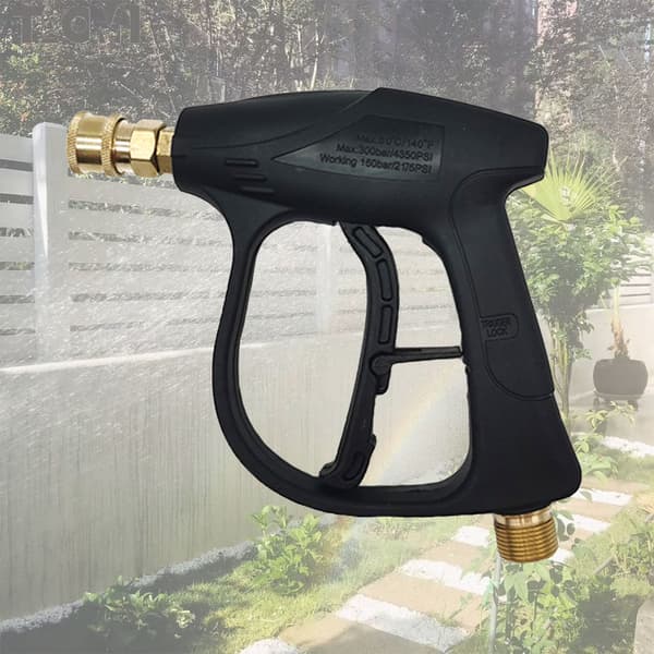 Högtrycksvattenpistol Snabbkopplingssprutpistoler för bilrengöring Trädgårdsmunstycke 2