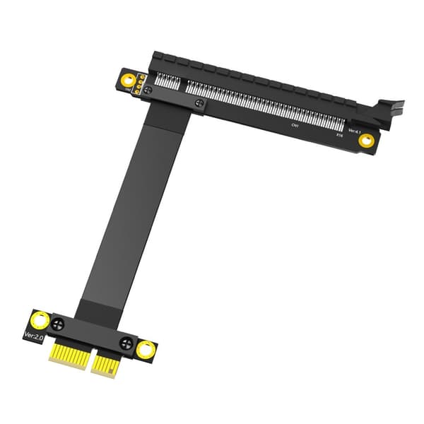25CM PCIe 16X til 1X Forlengelseskabel for Datakomponentintegrasjon Rask