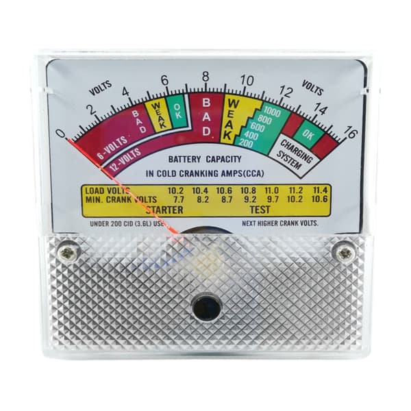 Batteri Voltmeter DC 6V/12V/16V Kapacitetsindikator Spændingsmåler til de fleste biler