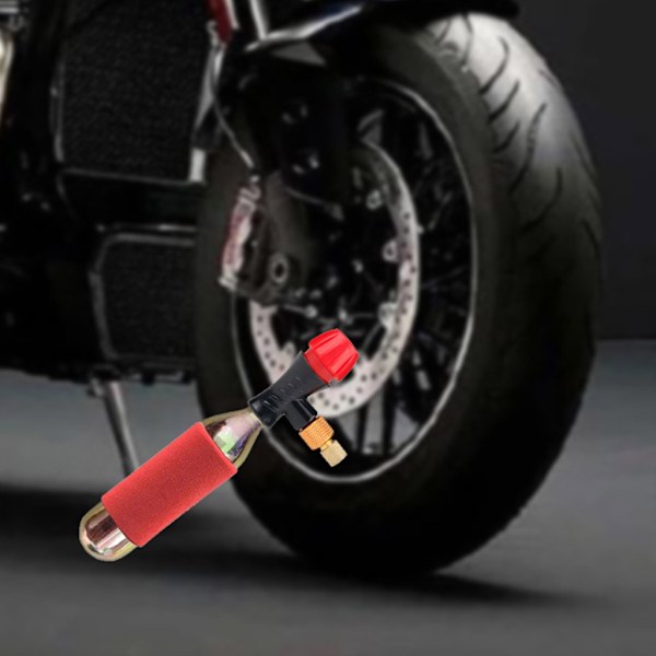 Sykkel Dekk Pumpe Metall Gassflaske Sykler Adapter Sykkel Pumpehode
