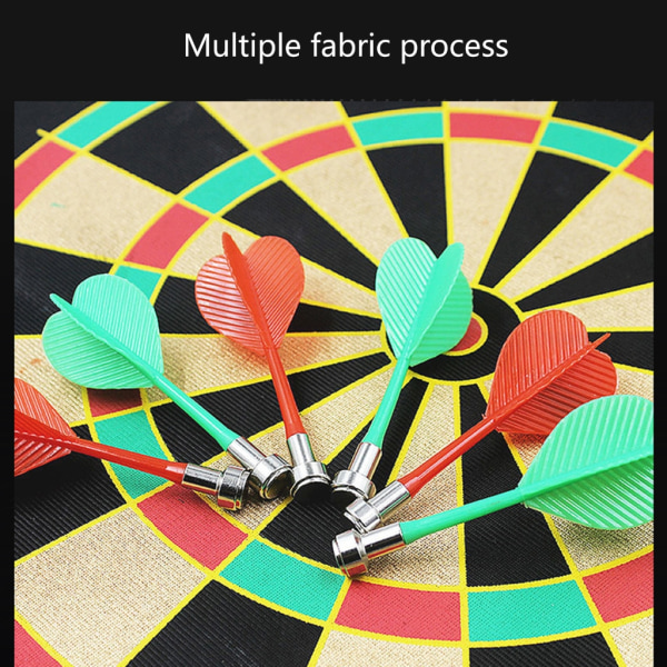 Magnetisk darttavla för barn, dartbrädespel med magnetisk dart, dubbelsidigt säkert dartspel roll-up darttavla set 12 plate 4 darts