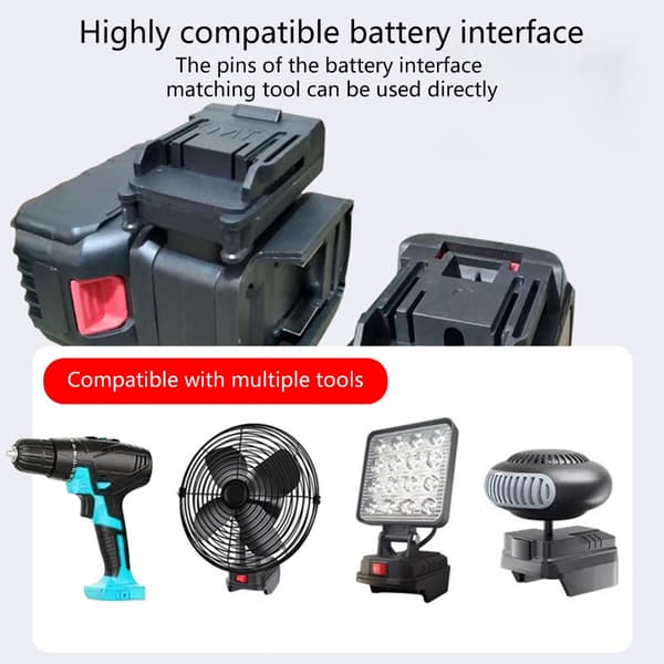 Avanceret Dobbelt 18V Batteriadapter til BL1845 BL1860 LiBatterier Elværktøj