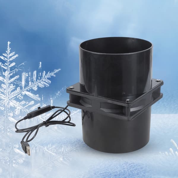 120mm Kanalvifte 3 Hastighetskontroll USB-drevet Ventilasjon For Røykfjerning