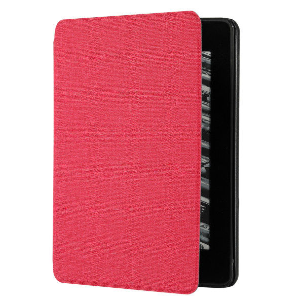 6,8 tum E-Reader Magnetic for Case Slitstarkt PU- cover för w/ Auto Sleep Wake för Kinde Paperwhite 5 2021 11th Genera Pink