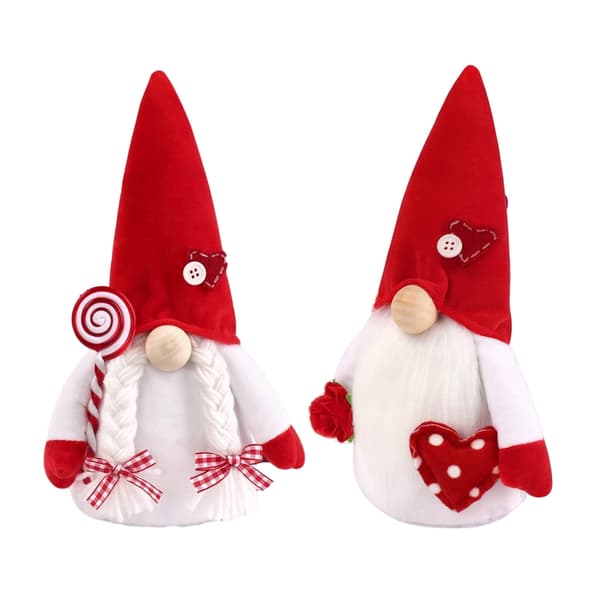 Festlig Alla hjärtans dag Ansiktslös Tomte Heminredning Tomtar Vacker Accent B