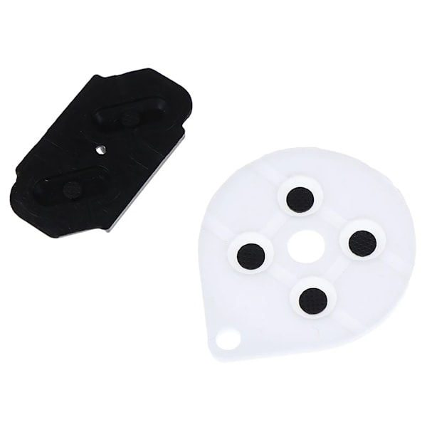 Controller ledande gummidyna Silikonhäftande nycklar Knappkuddar Kit Reparationsreparationsdel för SNES Game Controller