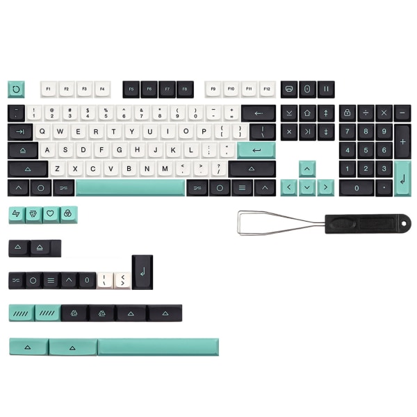 127 til Key XDA Profil Keycap PBT Keycaps til dz60/RK61/64/gk61/68/75/84/980/104 Mekanisk Tastatur til Key Caps 7u Sp