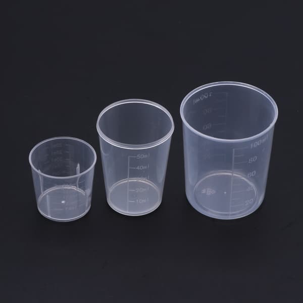 3 st/set 30 50 100ML Multifunktionella Epoxiblandningskoppar Flytande Behållare Koppar