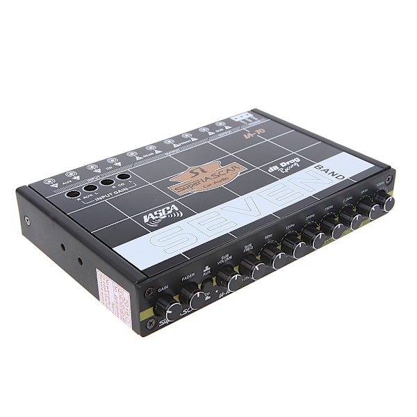 Auton Audio 7-kaistainen taajuuskorjain Modifioitu auton EQ-taajuuskorjain Luokan Fever Audio Auton viritin
