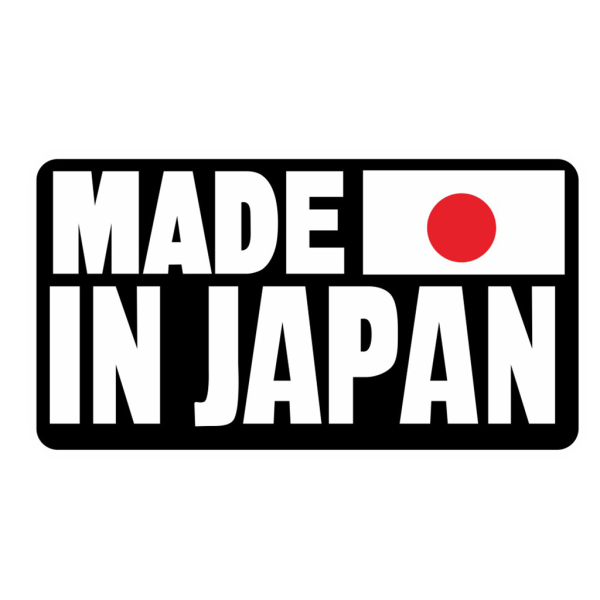 Universal för kreativt tecknat kul Made In Japan Text Reflex Auto Sticker De