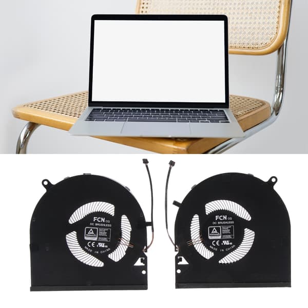 CPU GPU Køleventilator til RE09-0409 Laptop Køleplade Ventilatorer Radiatorer