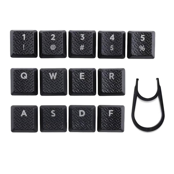 13 st Tangenter med Textur och Taktilitet Bakgrundsbelysta Tangenthattar för GL Taktil Brytare för Logitech G813/G815/G915/G913 TKL RGB Tangentbord