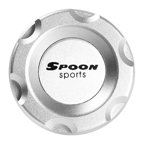 Oljepåfyllningslock i aluminium Bränsletanklock Motor Påfyllningslock Bränsletanklock Universal Silver