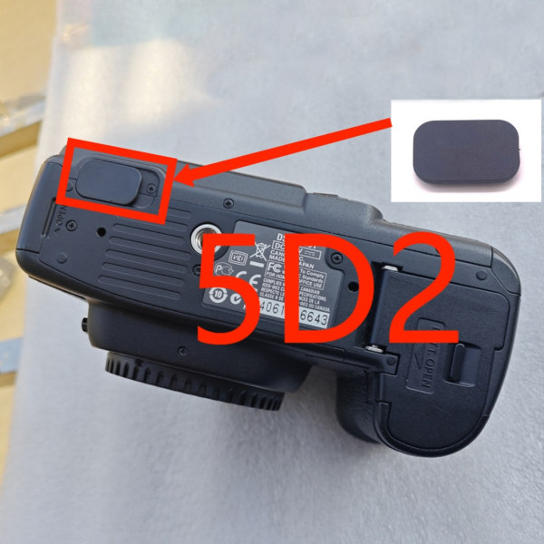 Litet cover för 5d2 40D 50D 7D 5DII EOSR Kamera bottenport Hudskydd Håll din utrustning säker och säker Cap 5D2