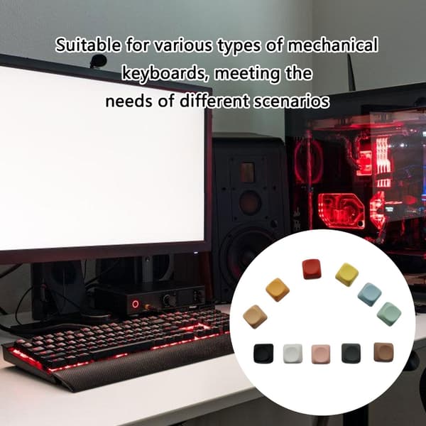 Versatilitys PBT Keycaps Egnet til MX Mekaniske Tastaturer Anvendelse