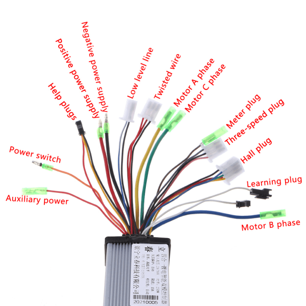 Skoterkontroll för DC 24/36V 250W för DC Speed Vuxna Flickor Pojkar Sport Kärlek