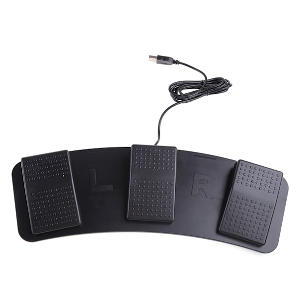 FS3-P USB Fotpedal Kontrollbrytare Tangentbord Mus För Dator PC Spel Testning