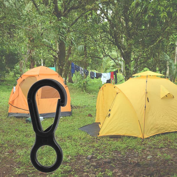 10 kpl Camping Carabiner -solki, telttatarvikkeet, monitoimikoukut, varusteet