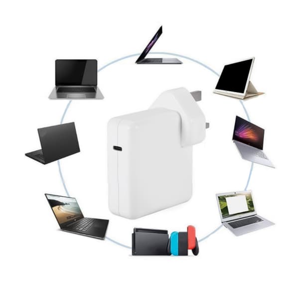 Stor Power 96W USB C Oplader Adapter Kabel Kompatibilitet med Telefoner Bærbare Computere