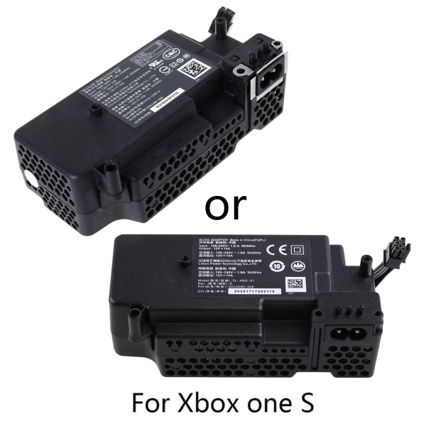 Power för Xbox One S/Slim-konsolersättning 110V-220V internt power AC-adapter Lättviktstillbehör
