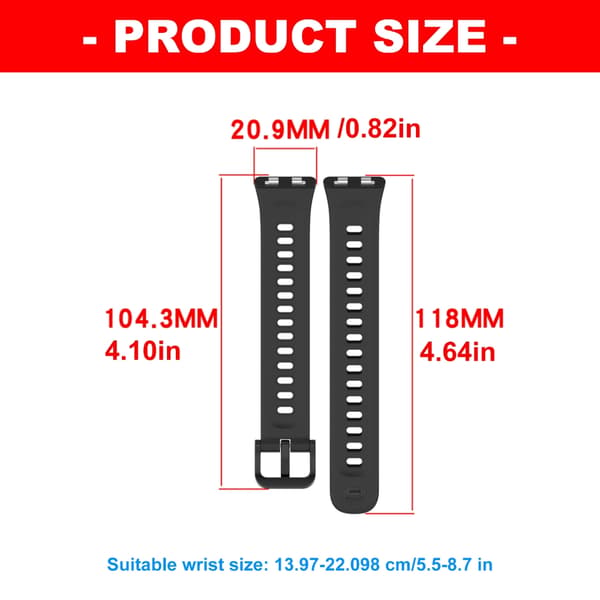 Silikonebånd Ur Quick Release Armbånd til Bånd 11 Urrem 3