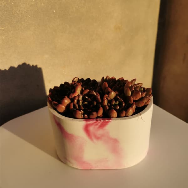Resin Silikoneform Planter Opbevaringsbeholder Epoxyharpiksform til DIY Håndværk