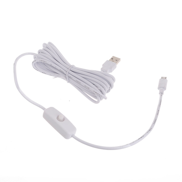 Micro USB Strømkabel med Kontakt USB2.0 til MicroUSB Konverter til Raspberry Pi USB til micro USB Kabel