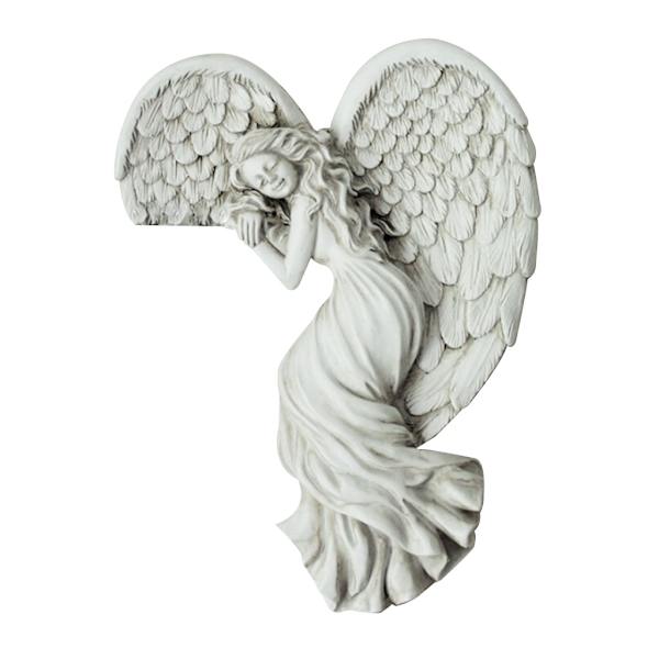Nordisk Højre/Venstre Hjørne Engel Statue Skulptur Hjem Væg Ornamenter Resin Håndværk
