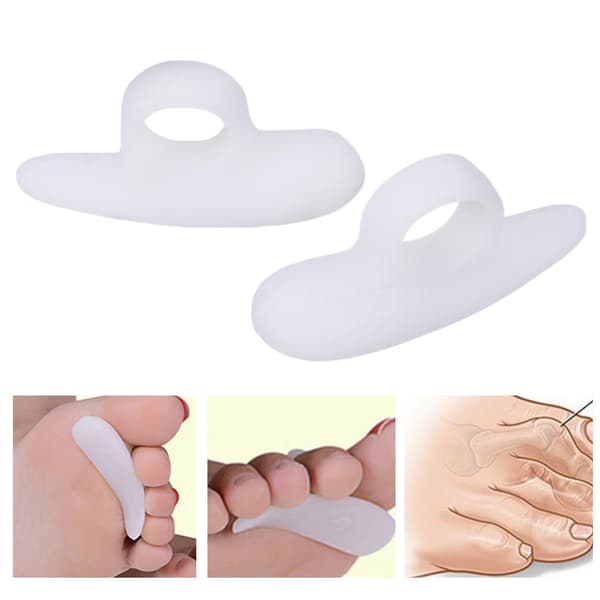 2 st Hammartå Kudde Silikonskydd Korrigerare Rätare Bunion Skydd